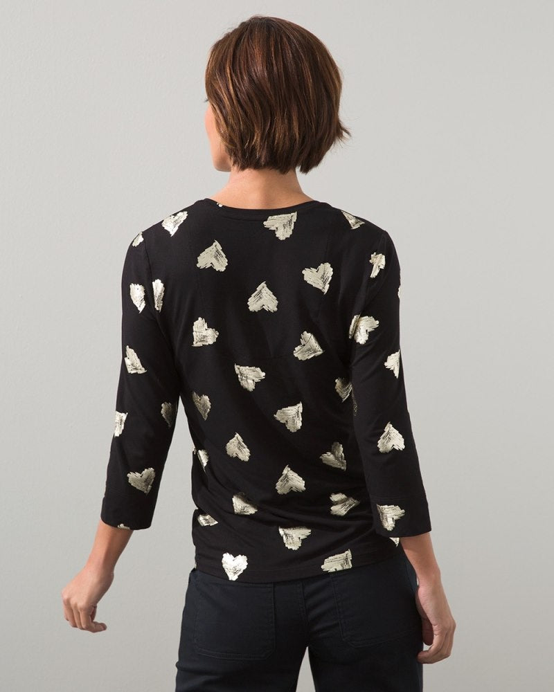 Unisex Modern T-Shirt in Black V5