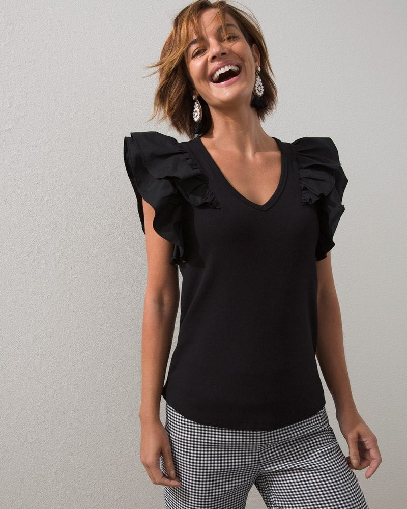 Unisex Urban Ribbed Knit T-Shirt