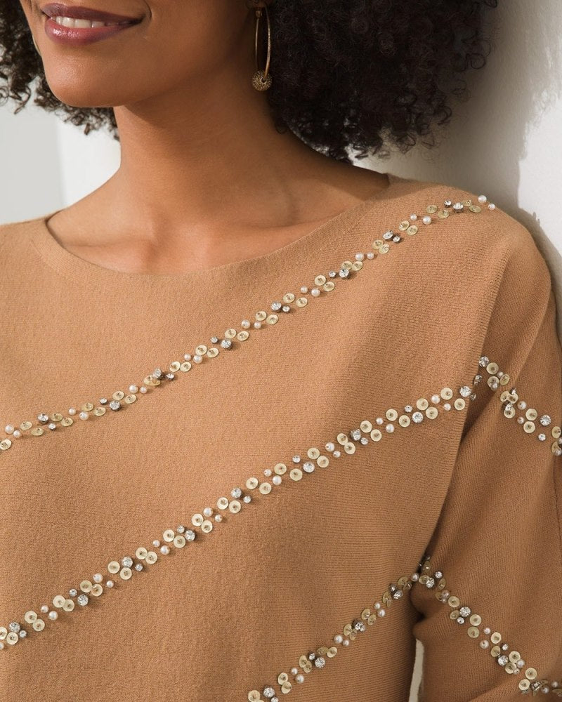 Unisex Cotton Sweater - Camel