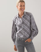Unisex Relaxed Shirt in White