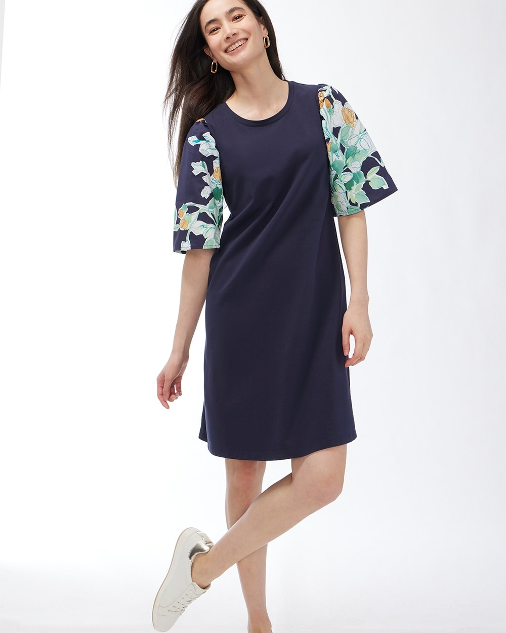 Relaxed Dress for Everyone - Navy