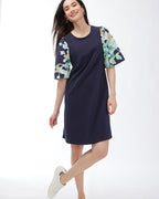 Relaxed Dress for Everyone - Navy