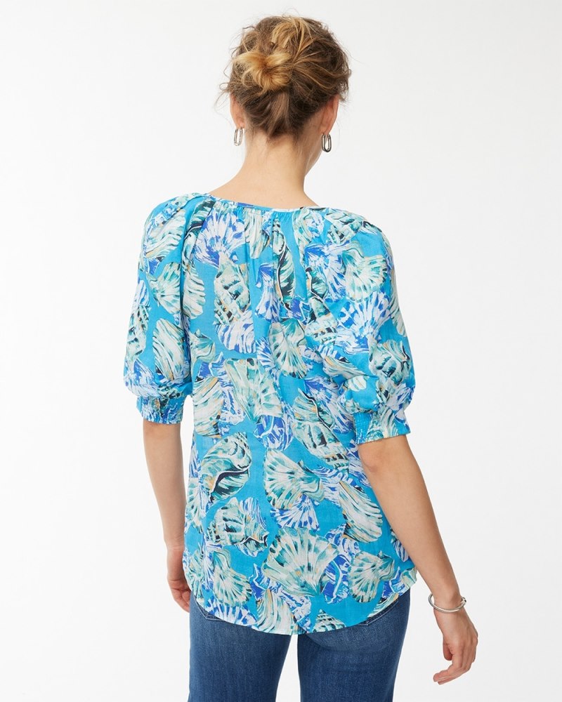Unisex Classic Blouse in Blue