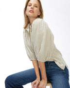 Unisex Linen Shirt - Navy