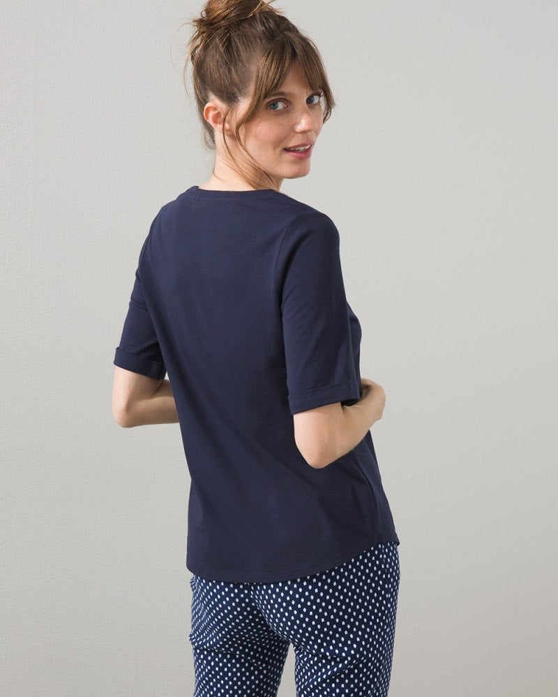 Unisex Weekend T-Shirt in Navy V5