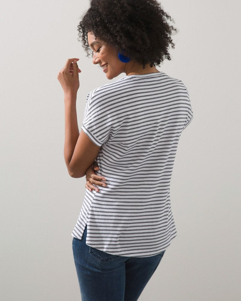 Unisex Core T-Shirt in Navy V4