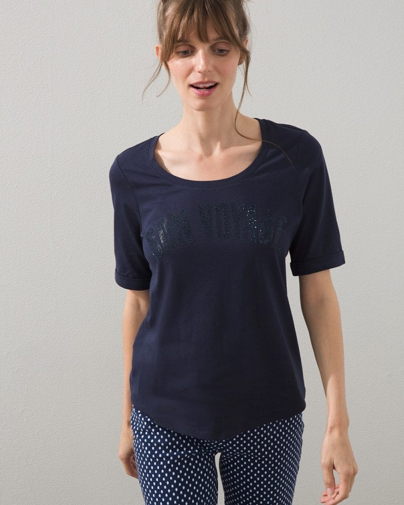 Unisex Weekend T-Shirt in Navy V5