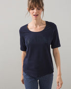Unisex Weekend T-Shirt in Navy V5
