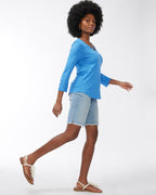 Unisex Classic T-Shirt in Blue V3