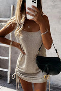 Women's Wool-Blend Dress - Khaki