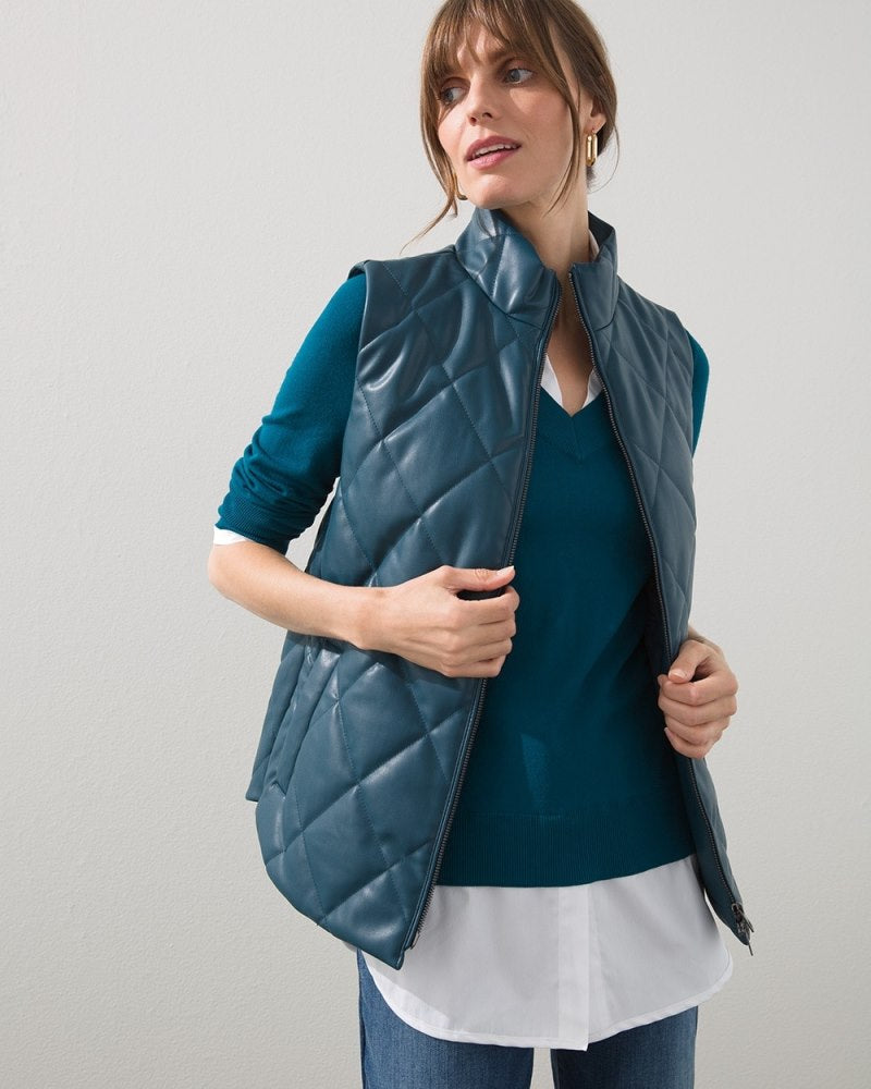 Unisex Classic Vest in Teal