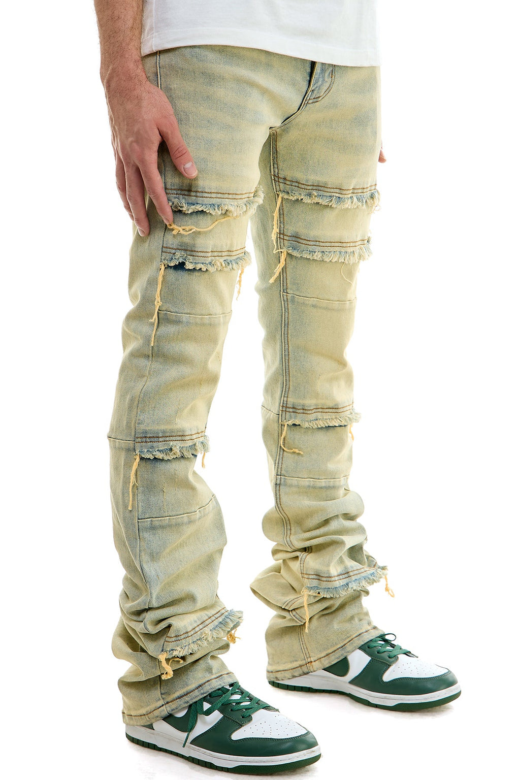 Men's Denim Jeans - White