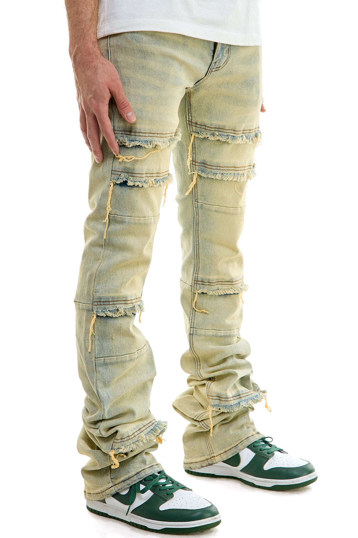 Men's Denim Jeans - White