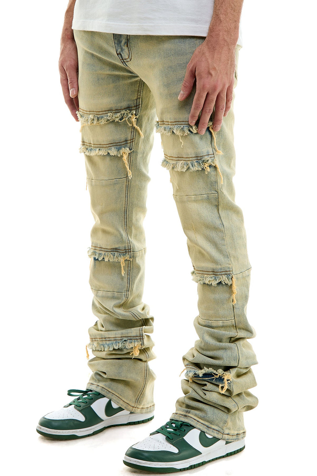 Men's Denim Jeans - White