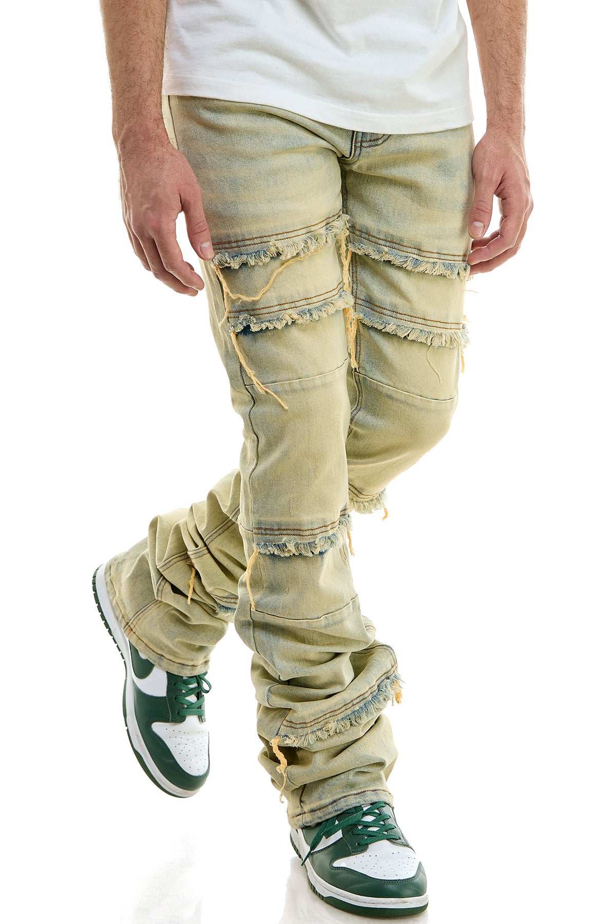 Men's Denim Jeans - White