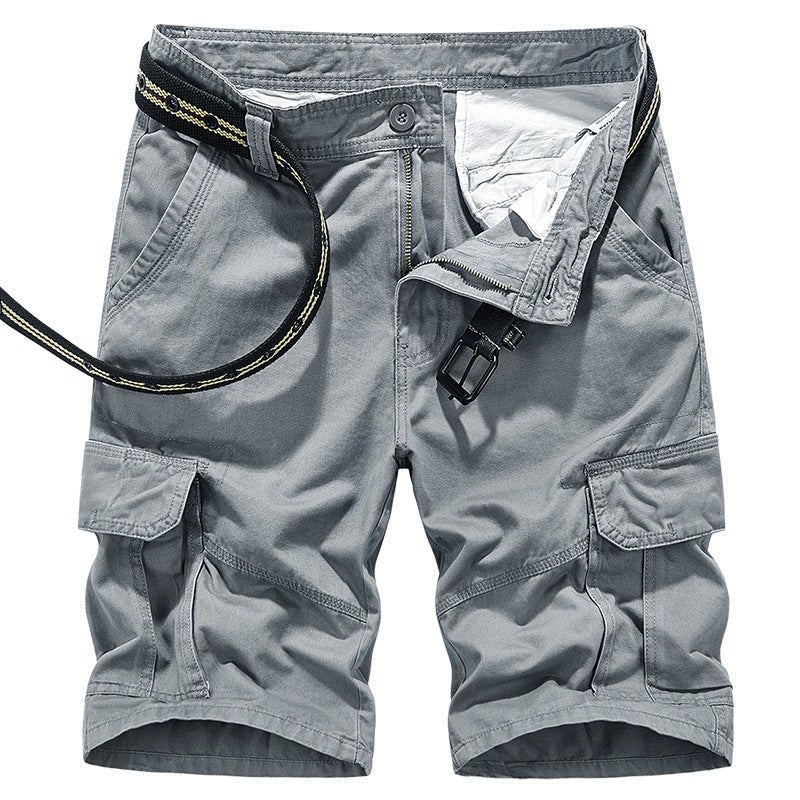 Men's Cotton Shorts - Grey