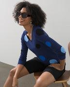 Unisex Relaxed Sweater in Blue