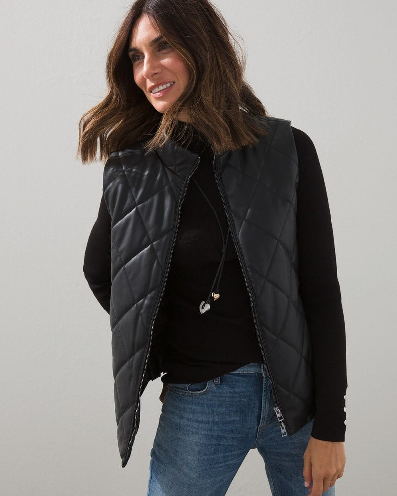 Unisex Regular Fit Vest - Black