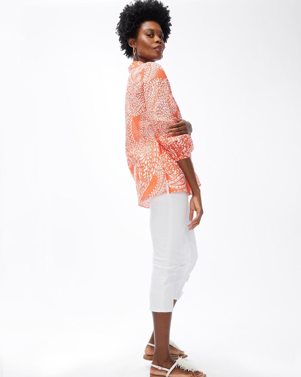 Unisex Cotton Shirt - Orange