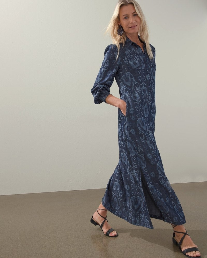 Unisex Chiffon Dress - Blue