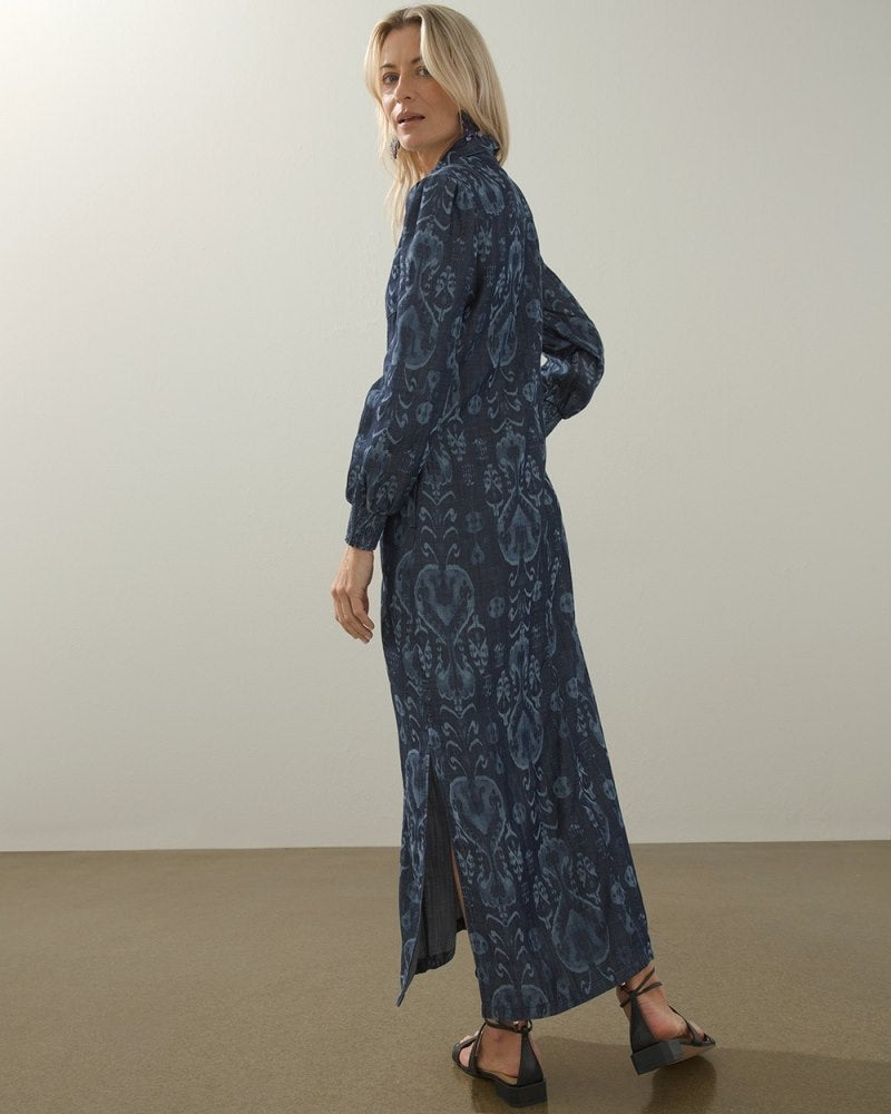 Unisex Chiffon Dress - Blue