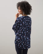 Unisex Satin Shirt - Navy