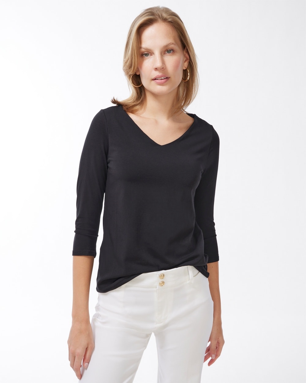 Unisex Modern T-Shirt in Black V6