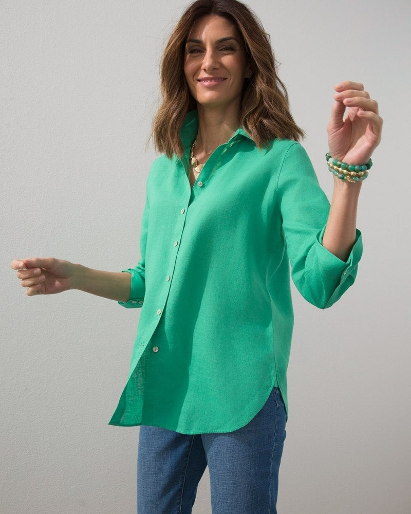 Unisex Modern Linen Shirt