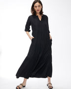 Unisex Urban Maxi Dress in Black