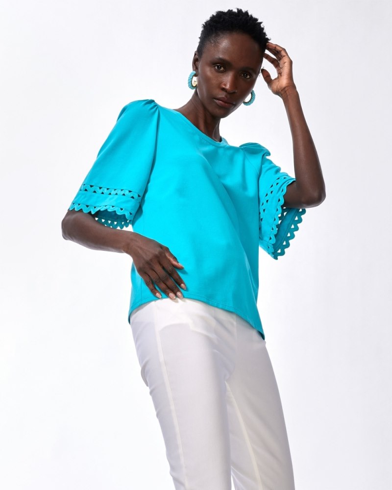 Unisex Lace T-Shirt - Orange