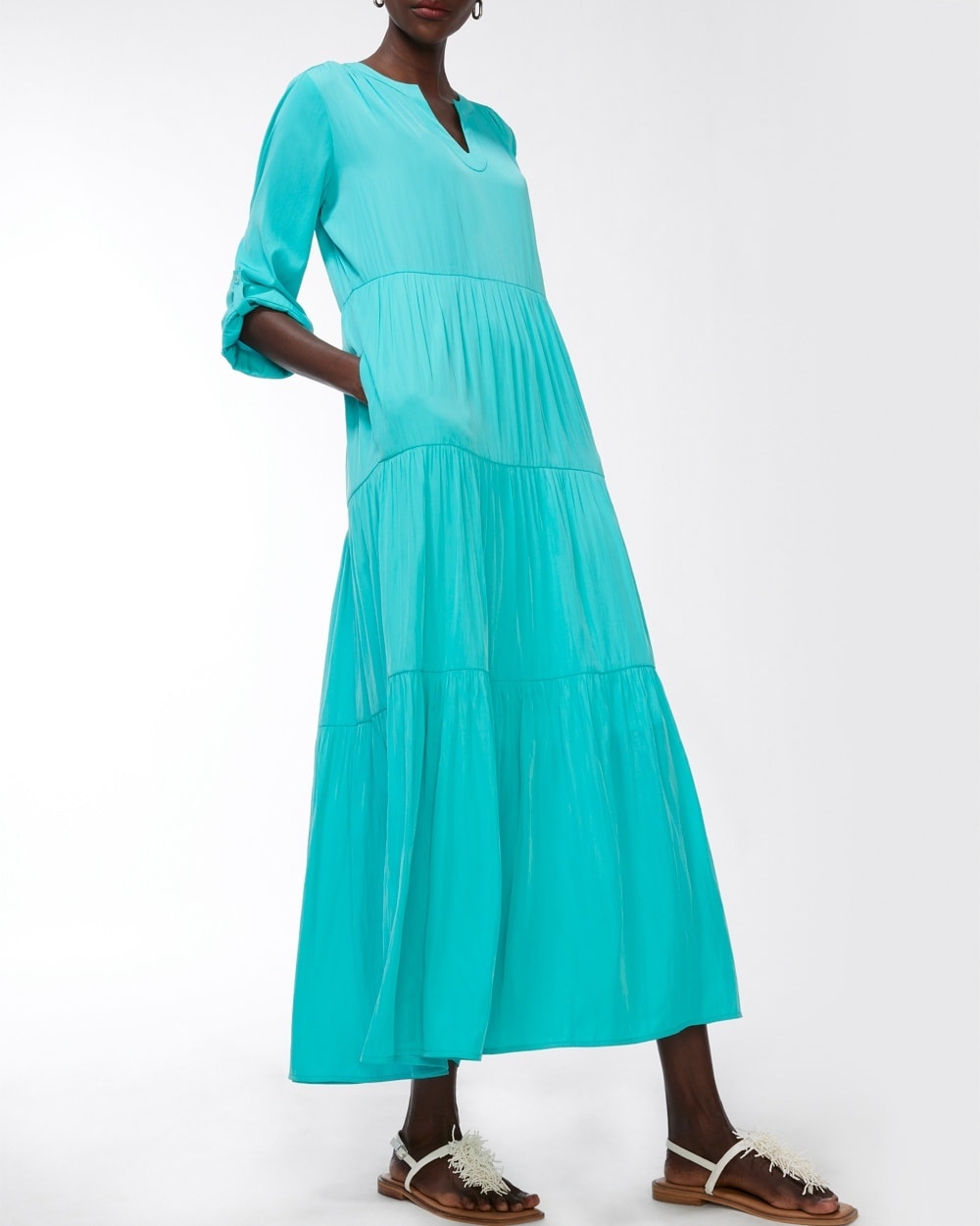 Unisex Urban Maxi Dress in Black