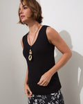 Unisex Core Tank Top in Black
