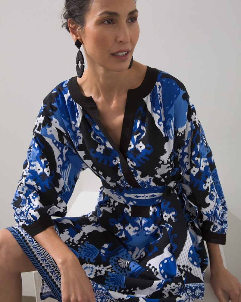 Unisex Relaxed Dress in Black V3