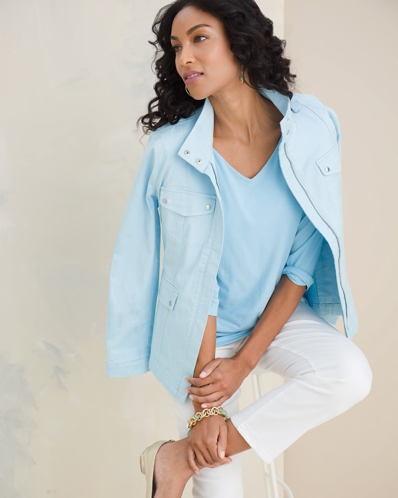 Unisex Everyday T-Shirt in Blue V3
