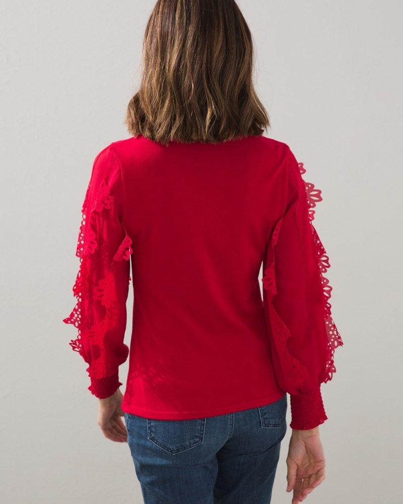 Relaxed Sweater for Everyone - Red