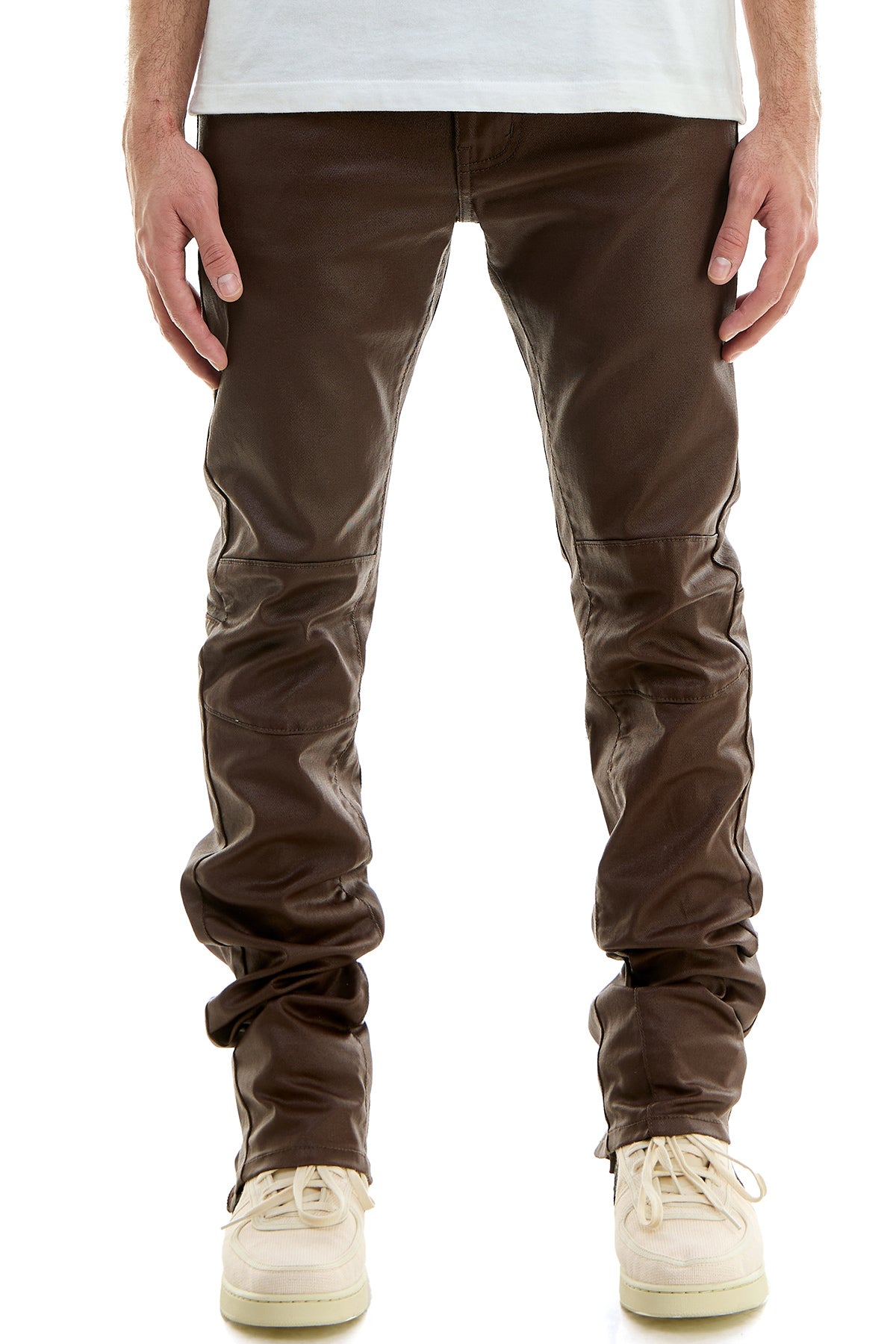 Unisex Relaxed Pants in Brown