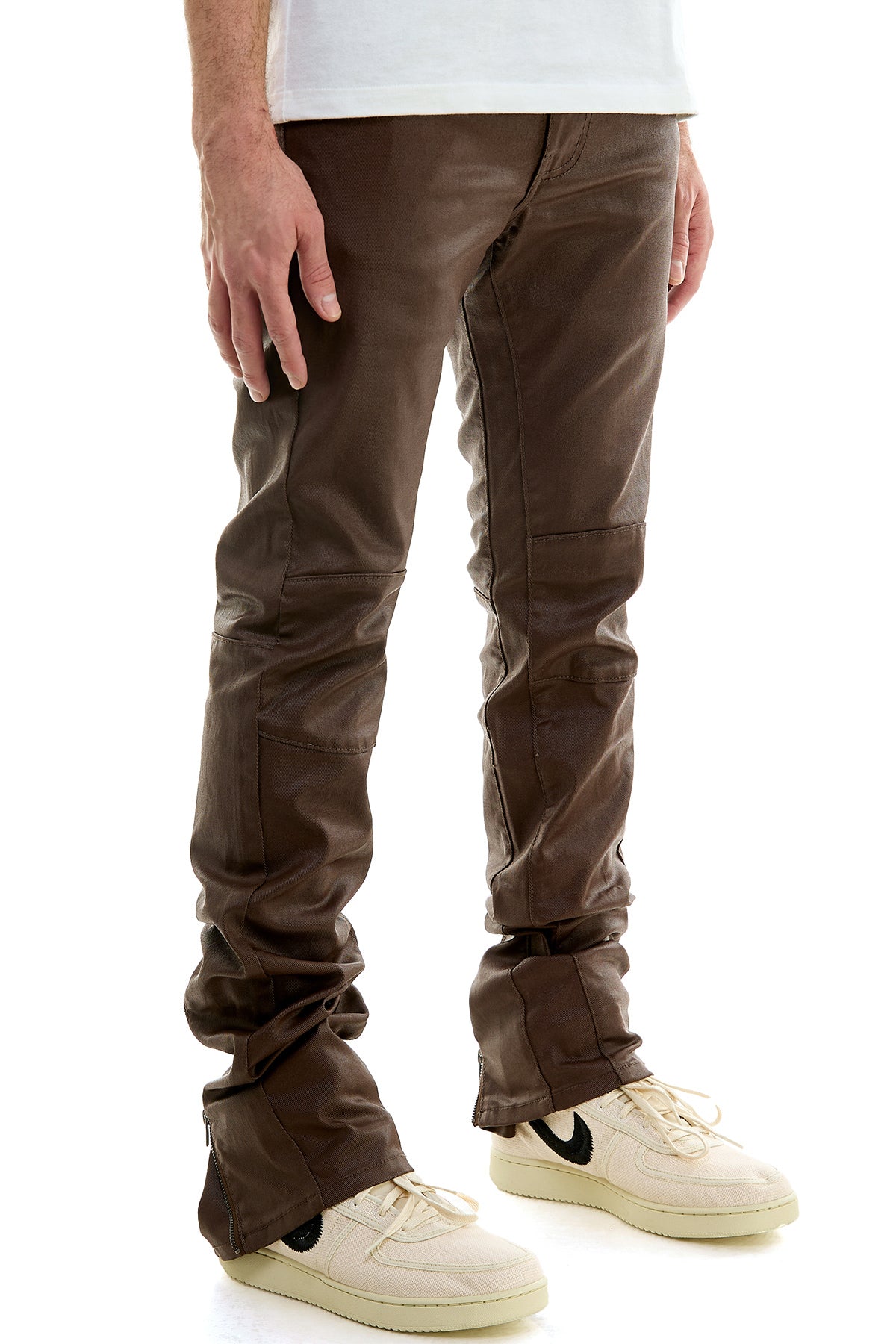Unisex Relaxed Pants in Brown