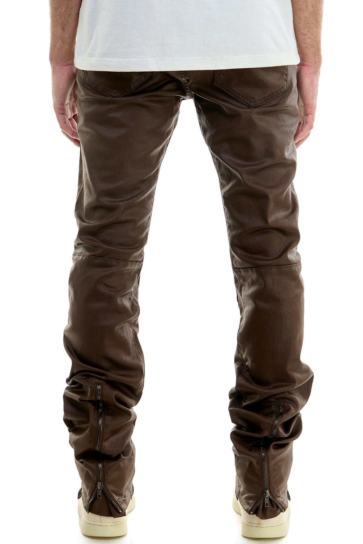 Unisex Relaxed Pants in Brown