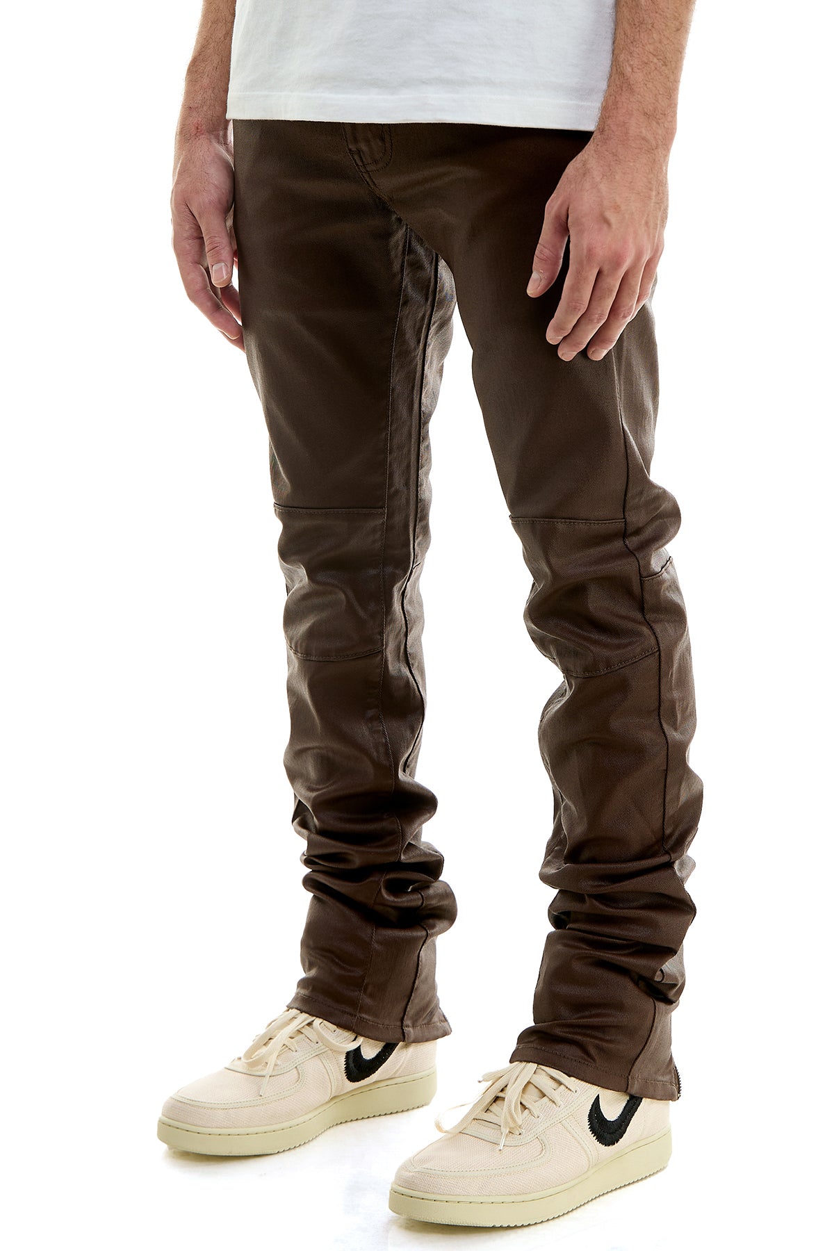 Unisex Relaxed Pants in Brown