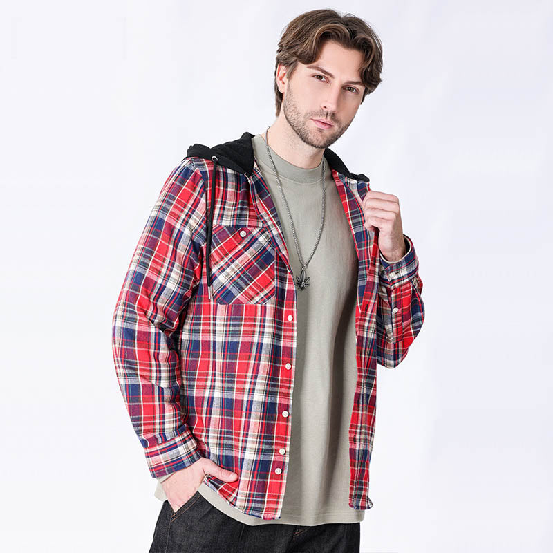 Classic Hoodie for Men - Red